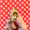 Orange Blossom Enamel Pin  -  Erstwilder  -  Quirky Resin and Enamel Accessories