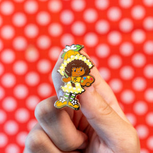 Orange Blossom Enamel Pin  -  Erstwilder  -  Quirky Resin and Enamel Accessories