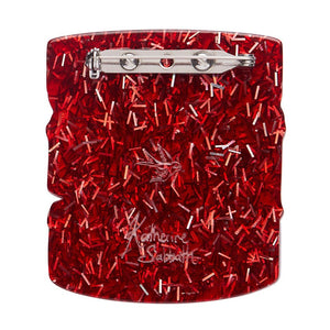 Glamington Cake Brooch (IMPERFECT)  -  Erstwilder  -  Quirky Resin and Enamel Accessories