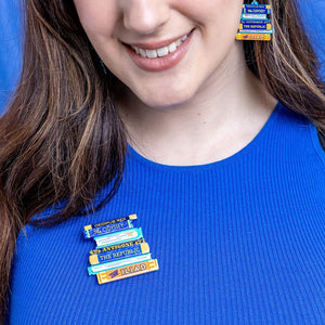 Words of the Wise Brooch  -  Erstwilder  -  Quirky Resin and Enamel Accessories