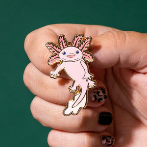 Axolotl Enamel Pin  -  Erstwilder  -  Quirky Resin and Enamel Accessories