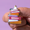 Midnight Library Enamel Pin  -  Erstwilder  -  Quirky Resin and Enamel Accessories