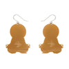 The Yoga Chick Drop Earrings  -  Erstwilder  -  Quirky Resin and Enamel Accessories