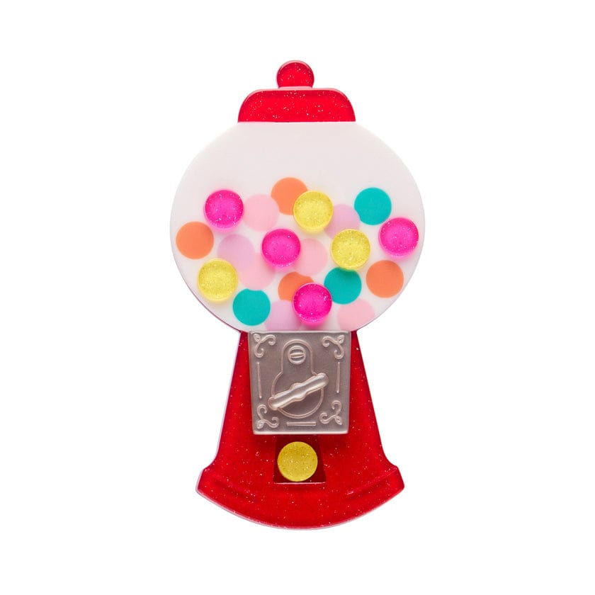 Gumball Surprise Brooch (IMPERFECT)  -  Erstwilder  -  Quirky Resin and Enamel Accessories