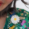 Cut-leaf Daisy Simplified Mini Brooch