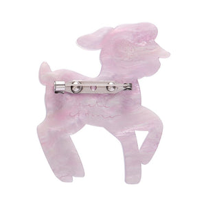 Lottie the Lamb Brooch  -  Erstwilder  -  Quirky Resin and Enamel Accessories