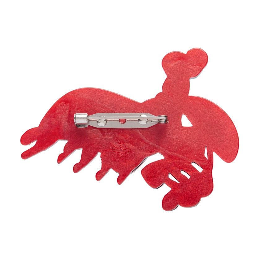 Peacock Mantis Shrimp Brooch  -  Erstwilder  -  Quirky Resin and Enamel Accessories