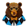 The Elder Bear Brooch  -  Erstwilder  -  Quirky Resin and Enamel Accessories