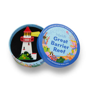 Light up the Reef Brooch  -  Erstwilder  -  Quirky Resin and Enamel Accessories