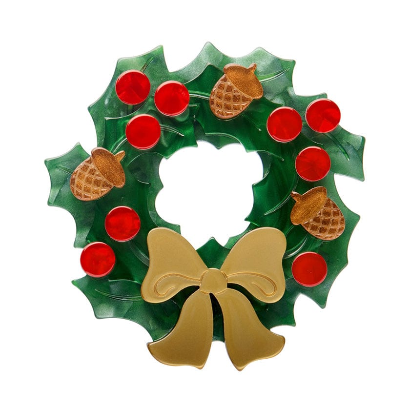 Forest Wreath Brooch  -  Erstwilder  -  Quirky Resin and Enamel Accessories