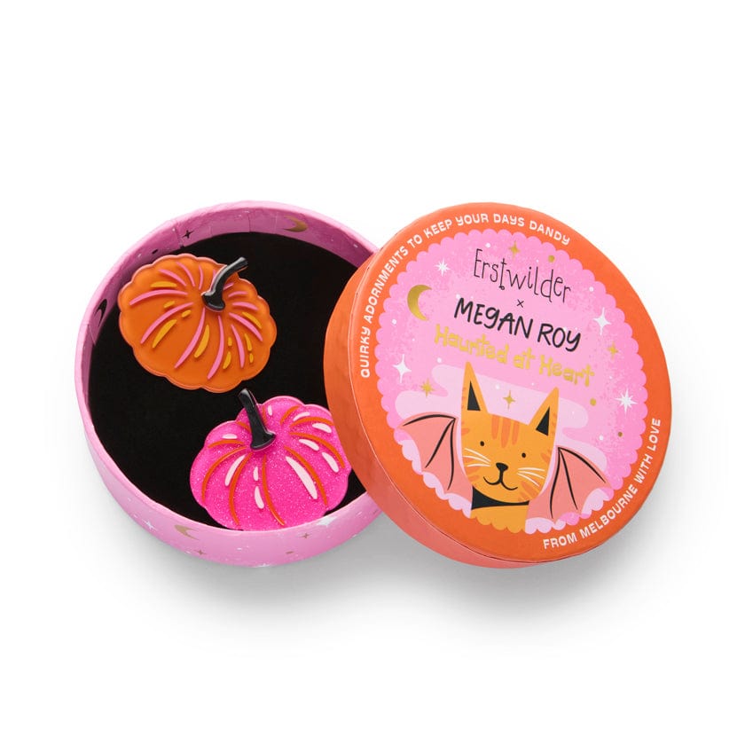Just Gourdgeous Hair Clips Set - 2 Piece  -  Erstwilder  -  Quirky Resin and Enamel Accessories