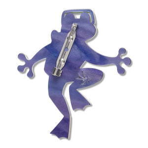 Slick Swimmer Brooch  -  Erstwilder  -  Quirky Resin and Enamel Accessories