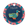 Mighty Mallard Enamel Pin  -  Erstwilder  -  Quirky Resin and Enamel Accessories