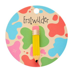 Pencil Simplified Mini Brooch  -  Erstwilder Simplified  -  Quirky Resin and Enamel Accessories