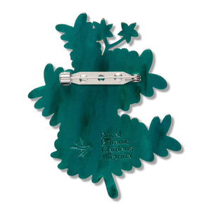 Sunshine Wattle Brooch  -  Erstwilder  -  Quirky Resin and Enamel Accessories