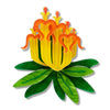Long-flower Mistletoe Brooch  -  Erstwilder  -  Quirky Resin and Enamel Accessories