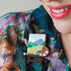 A Work in Progress Brooch  -  Erstwilder  -  Quirky Resin and Enamel Accessories