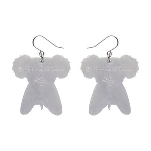 The Sweetest Koala Drop Earrings (IMPERFECT)  -  Erstwilder  -  Quirky Resin and Enamel Accessories