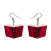 Story Book Drop Earrings - Berry