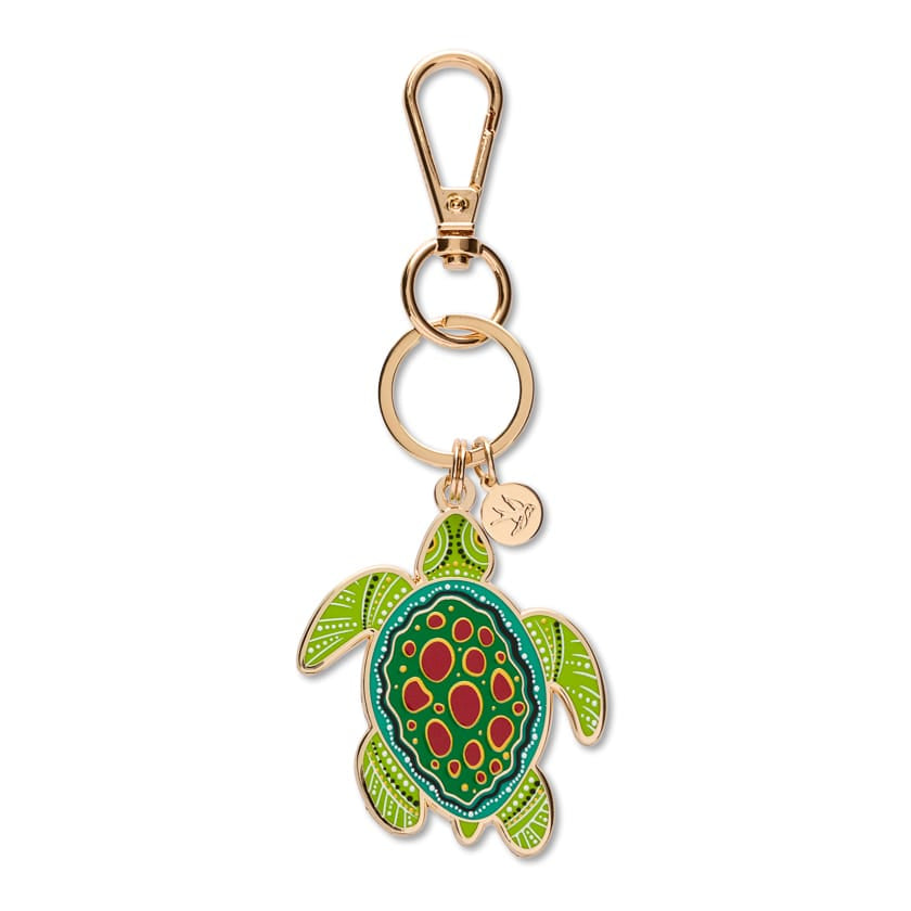 Yaunati Enamel Key Ring  -  Erstwilder  -  Quirky Resin and Enamel Accessories