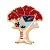 The Treehouse Enamel Pin  -  Erstwilder  -  Quirky Resin and Enamel Accessories
