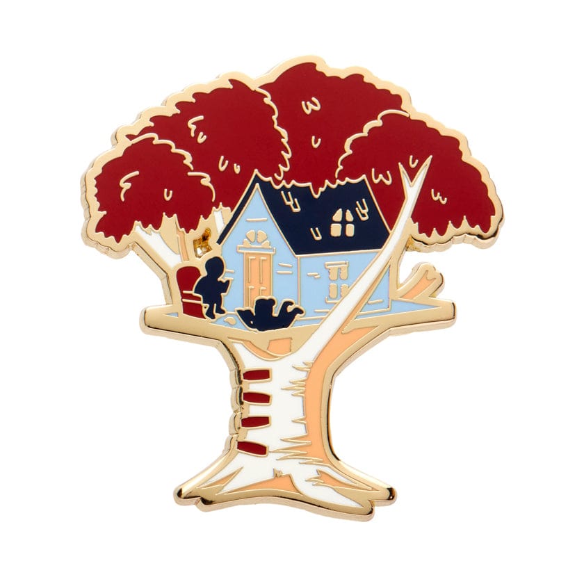 The Treehouse Enamel Pin  -  Erstwilder  -  Quirky Resin and Enamel Accessories