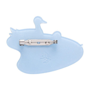 Duck and Drakes Brooch  -  Erstwilder  -  Quirky Resin and Enamel Accessories