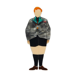 Augustus Gloop Brooch (IMPERFECT)  -  Erstwilder  -  Quirky Resin and Enamel Accessories