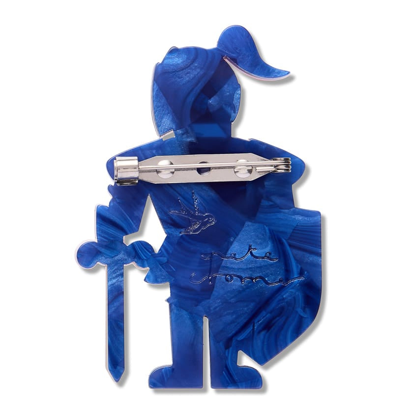 Plot Armour Brooch  -  Erstwilder  -  Quirky Resin and Enamel Accessories