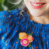 Pretty Poppies Brooch  -  Erstwilder  -  Quirky Resin and Enamel Accessories