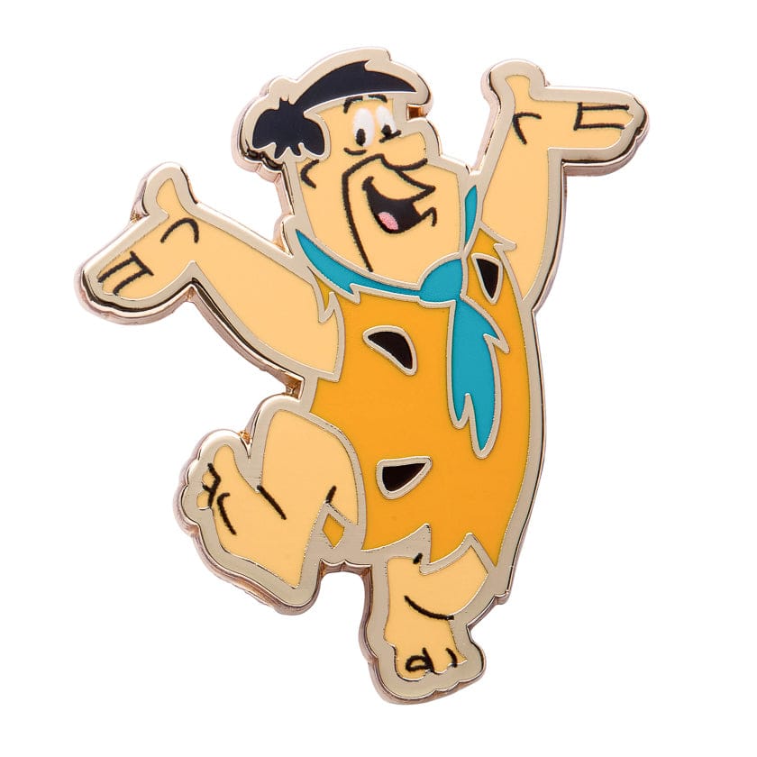 Fred Flintstone Enamel Pin  -  Erstwilder  -  Quirky Resin and Enamel Accessories