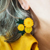 Sunshine Wattle Drop Earrings  -  Erstwilder  -  Quirky Resin and Enamel Accessories