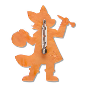 Fine Art Frankie Brooch  -  Erstwilder  -  Quirky Resin and Enamel Accessories