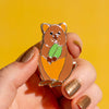 Quinn the Quokka Enamel Pin  -  Erstwilder  -  Quirky Resin and Enamel Accessories