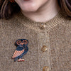 Wisdom Keeper Brooch  -  Erstwilder  -  Quirky Resin and Enamel Accessories
