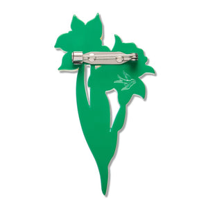 Garden Goddess Daffodil Brooch  -  Erstwilder  -  Quirky Resin and Enamel Accessories