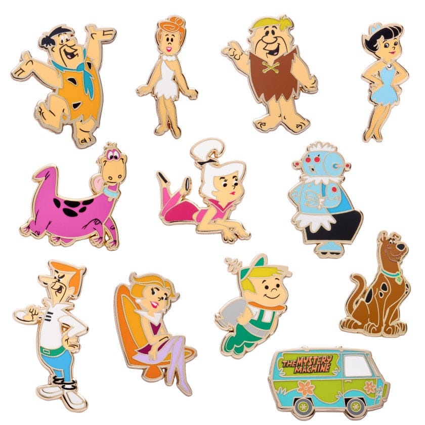 Hanna Barbera Enamel Pin Pack - 12 Piece  -  Erstwilder  -  Quirky Resin and Enamel Accessories