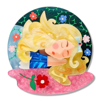 Beauty Sleep Brooch  -  Erstwilder  -  Quirky Resin and Enamel Accessories