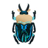 Ruby the Rainbow Stag Beetle Brooch  -  Erstwilder  -  Quirky Resin and Enamel Accessories