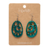 Moonlight Drop Earrings - Green  -  Erstwilder Essentials  -  Quirky Resin and Enamel Accessories