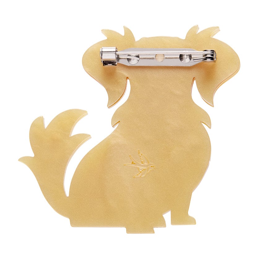 Valentino Pupperino Brooch  -  Erstwilder  -  Quirky Resin and Enamel Accessories