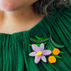Wombat Berry Brooch  -  Erstwilder  -  Quirky Resin and Enamel Accessories