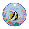 Bannerfish Enamel Pin  -  Erstwilder  -  Quirky Resin and Enamel Accessories