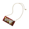Winning Wonka Bar Necklace (IMPERFECT)  -  Erstwilder  -  Quirky Resin and Enamel Accessories