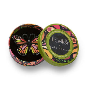 The Magnificent Monarch Butterfly Brooch  -  Erstwilder  -  Quirky Resin and Enamel Accessories