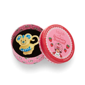 Cheesecake Mini Brooch  -  Erstwilder  -  Quirky Resin and Enamel Accessories