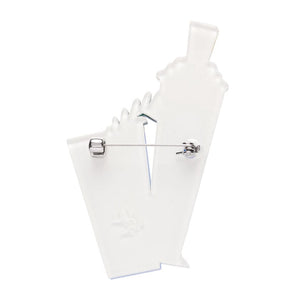Opa! Ouzo Brooch  -  Erstwilder  -  Quirky Resin and Enamel Accessories