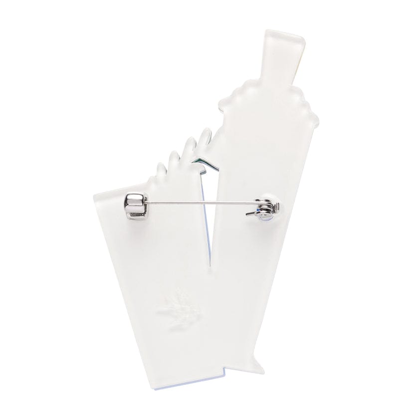 Opa! Ouzo Brooch  -  Erstwilder  -  Quirky Resin and Enamel Accessories