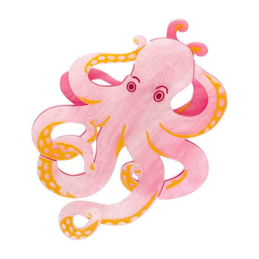 Octopode's Abode Brooch  -  Erstwilder  -  Quirky Resin and Enamel Accessories