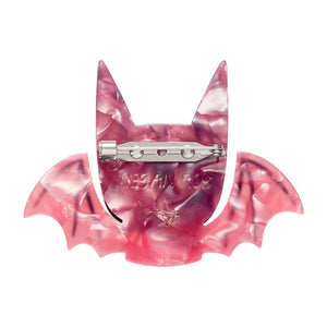 Winged Kitty Brooch  -  Erstwilder  -  Quirky Resin and Enamel Accessories